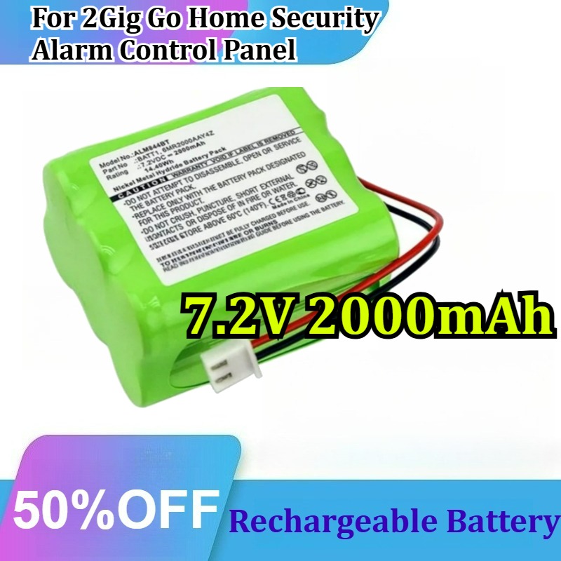 Home Security Battery Replacement - Akumulator 7.2V 2000mAh Ni-MH do panelu