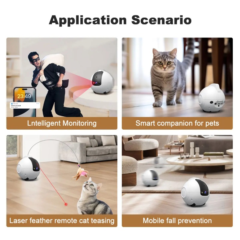 Kamera monitorująca dla zwierz – Home Security Robot recenzja i cena