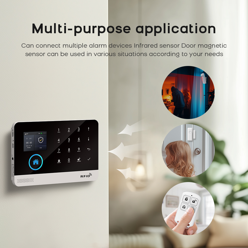 4G GSM Wifi bezprzewodowy Syst – Home Security Front Door Camera recenzja i cena
