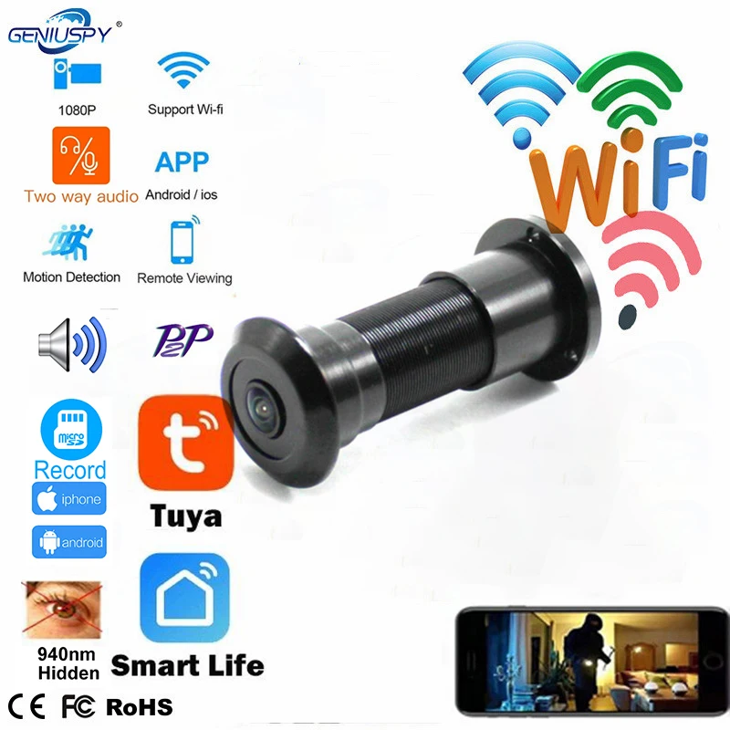 Tuya WIFI Dwukierunkowy otwór  – Home Security Front Door Camera recenzja i cena